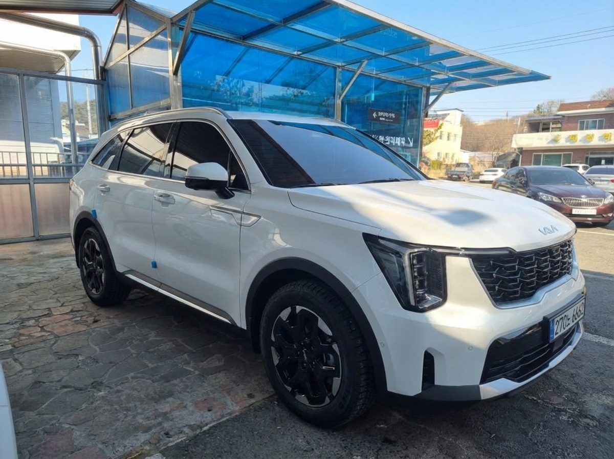 동남방(우측전방) 차량