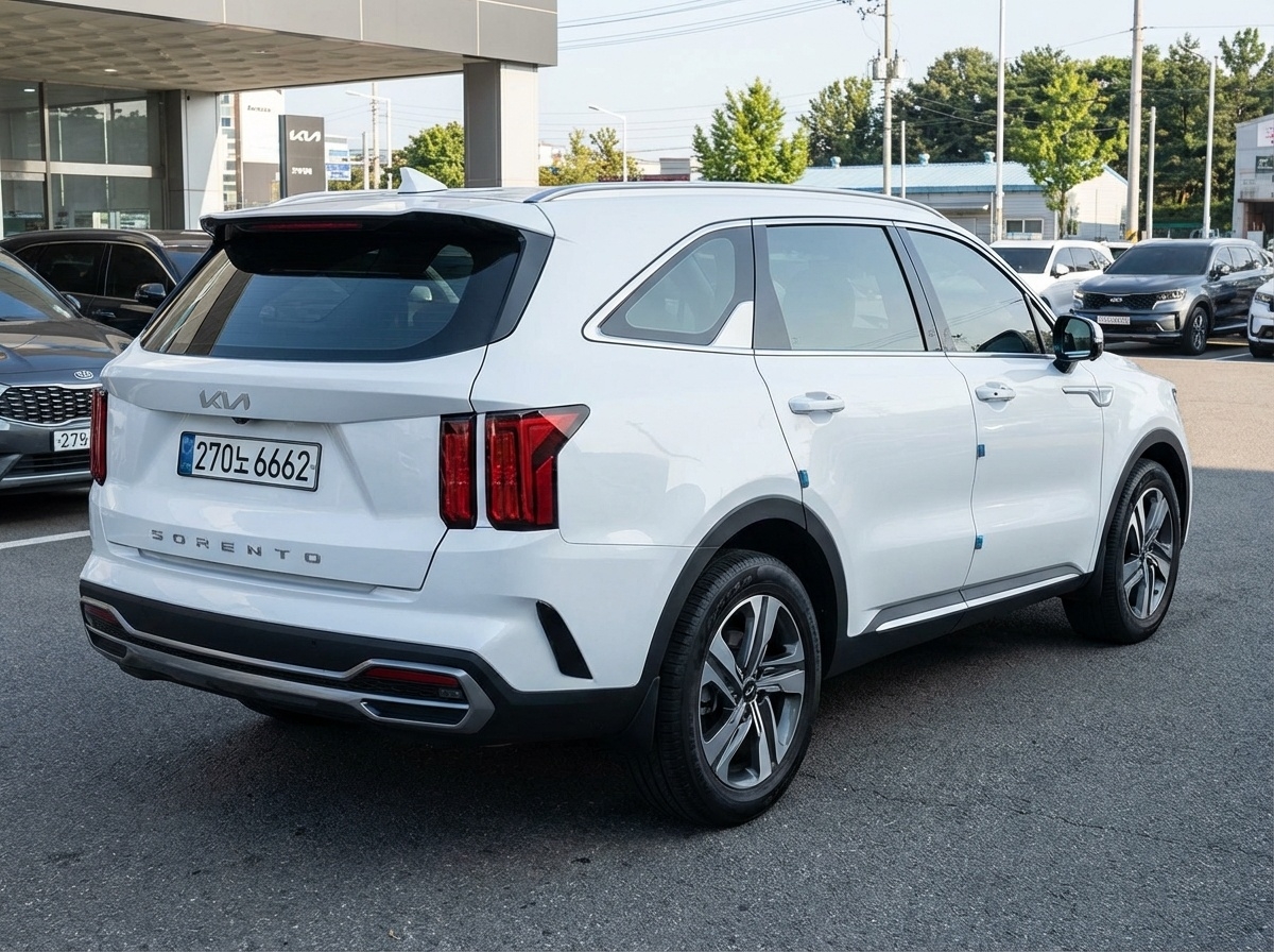 서남방(우측후방) 차량